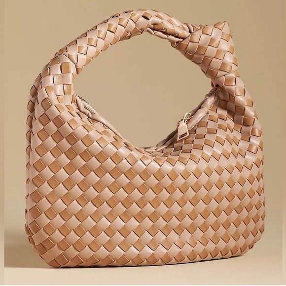 NWT The Brigitte Satchel by Melie Bianco: Check Edition Neutral - Picture 1 of 10